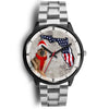 German Shepherd On Christmas Florida Wrist Watch-Free Shipping