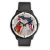 German Shepherd On Christmas Florida Wrist Watch-Free Shipping