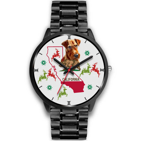 Irish Terrier California Christmas Special Wrist Watch-Free Shipping