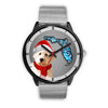 Goldendoodle On Christmas Florida Wrist Watch-Free Shipping