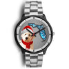 Goldendoodle On Christmas Florida Wrist Watch-Free Shipping