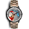 Goldendoodle On Christmas Florida Wrist Watch-Free Shipping