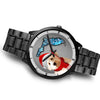 Goldendoodle On Christmas Florida Wrist Watch-Free Shipping