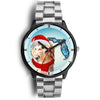 Golden Retriever On Christmas Florida Wrist Watch-Free Shipping