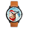 Golden Retriever On Christmas Florida Wrist Watch-Free Shipping