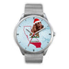 Irish Setter Dog California Christmas Special Wrist Watch-Free Shipping