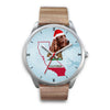 Irish Setter Dog California Christmas Special Wrist Watch-Free Shipping