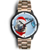 Great Pyrenees On Christmas Florida Wrist Watch-Free Shipping