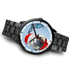 Great Pyrenees On Christmas Florida Wrist Watch-Free Shipping