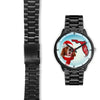 Irish Red And White Setter On Christmas Florida Wrist Watch-Free Shipping