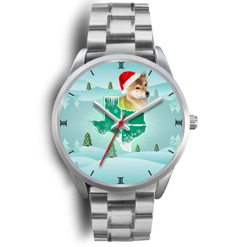 Shiba Inu Dog Texas Christmas Special Wrist Watch-Free Shipping