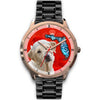 Labrador Retriever On Christmas Florida Golden Wrist Watch-Free Shipping