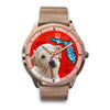 Labrador Retriever On Christmas Florida Golden Wrist Watch-Free Shipping