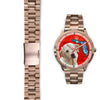 Labrador Retriever On Christmas Florida Golden Wrist Watch-Free Shipping