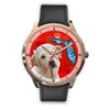 Labrador Retriever On Christmas Florida Golden Wrist Watch-Free Shipping