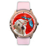 Labrador Retriever On Christmas Florida Golden Wrist Watch-Free Shipping