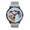 Labrador Retriever On Christmas Florida Wrist Watch-Free Shipping