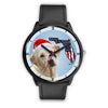 Labrador Retriever On Christmas Florida Wrist Watch-Free Shipping