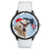 Labrador Retriever On Christmas Florida Wrist Watch-Free Shipping