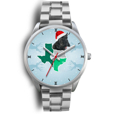 Scottish Terrier Texas Christmas Special Wrist Watch-Free Shipping