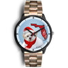 Maltese Dog On Christmas Florida Wrist Watch-Free Shipping