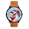 Maltese Dog On Christmas Florida Wrist Watch-Free Shipping