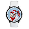 Maltese Dog On Christmas Florida Wrist Watch-Free Shipping