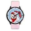 Maltese Dog On Christmas Florida Wrist Watch-Free Shipping