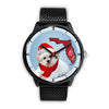 Maltese Dog On Christmas Florida Wrist Watch-Free Shipping