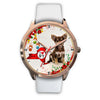 Cute Chihuahua Dog New York Christmas Special Wrist Watch-Free Shipping