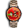 Chihuahua ON Red New York Christmas Special Wrist Watch-Free Shipping