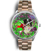 Border Collie Dog New York Christmas Special Wrist Watch-Free Shipping