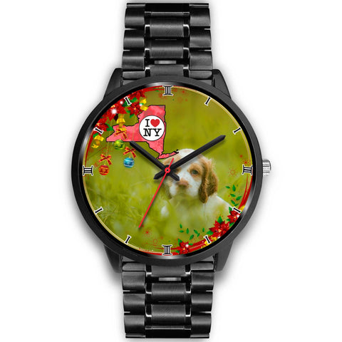 Cocker Spaniel Dog New York Christmas Special Wrist Watch-Free Shipping