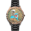 Cute Maltese Dog New York Christmas Special Wrist Watch-Free Shipping