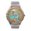 Cute Maltese Dog New York Christmas Special Wrist Watch-Free Shipping