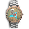 Cute Maltese Dog New York Christmas Special Wrist Watch-Free Shipping