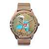 Cute Maltese Dog New York Christmas Special Wrist Watch-Free Shipping