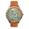 Cute Maltese Dog New York Christmas Special Wrist Watch-Free Shipping