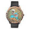 Cute Maltese Dog New York Christmas Special Wrist Watch-Free Shipping