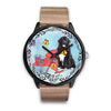 Newfoundland Dog New York Christmas Special Wrist Watch-Free Shipping