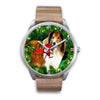 Rough Collie Dog New York Christmas Special Wrist Watch-Free Shipping