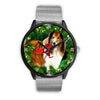 Amazing Rough Collie Dog Art New York Christmas Special Wrist Watch-Free Shipping