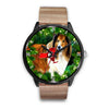 Amazing Rough Collie Dog Art New York Christmas Special Wrist Watch-Free Shipping