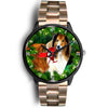 Amazing Rough Collie Dog Art New York Christmas Special Wrist Watch-Free Shipping