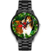 Amazing Rough Collie Dog Art New York Christmas Special Wrist Watch-Free Shipping