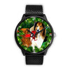 Amazing Rough Collie Dog Art New York Christmas Special Wrist Watch-Free Shipping