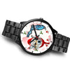 Norwegian Lundehund On Christmas Florida Wrist Watch-Free Shipping