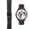 Norwegian Lundehund On Christmas Florida Wrist Watch-Free Shipping