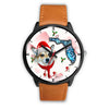 Norwegian Lundehund On Christmas Florida Wrist Watch-Free Shipping