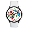 Norwegian Lundehund On Christmas Florida Wrist Watch-Free Shipping